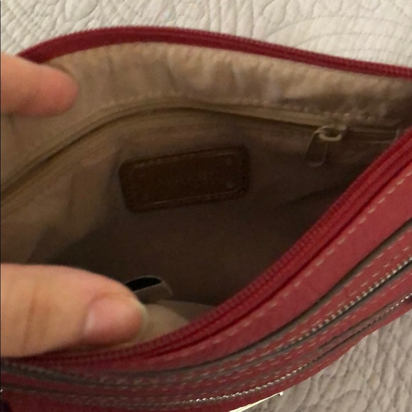 Nine West crossbody bag, burgundy color - Picture 3 of 4